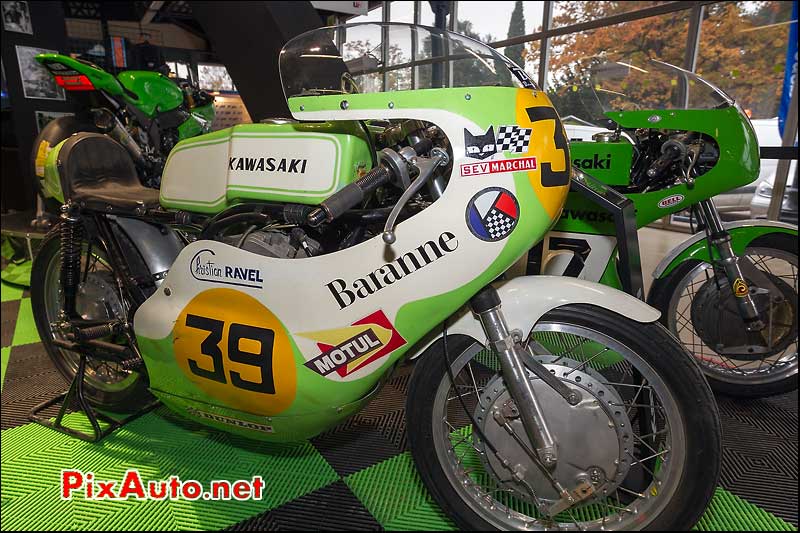 Kawasaki 500H1R de Christian Ravel Salon Moto Legende