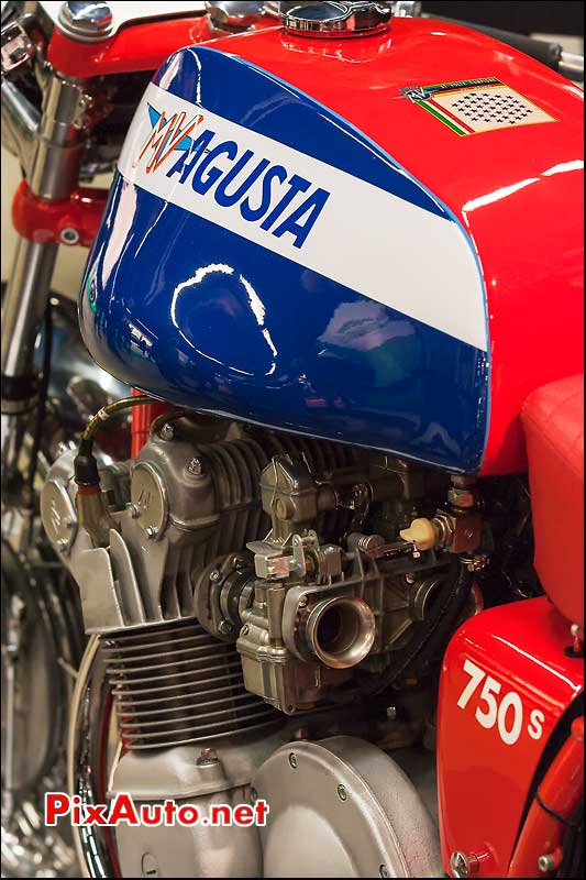 reservoir et haut-moteur MV-Agusta 750S Salon Moto Legende