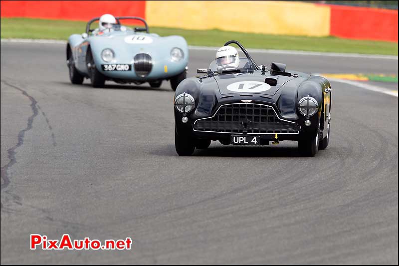 aston-martin db3 n°17 woodcote trophy spa-francorchamps