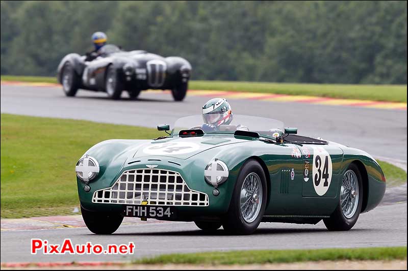 aston-martin db3 n°34 woodcote trophy spa-francorchamps