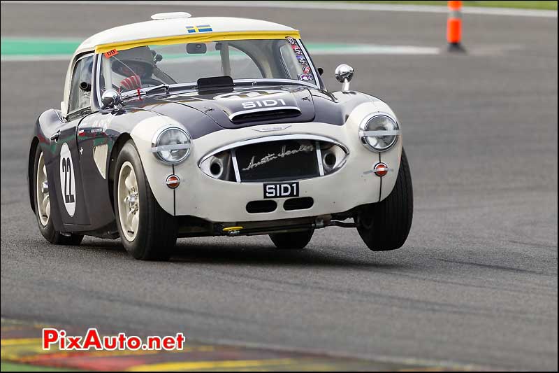 austin-healey 3000 de 1959 spa-francorchamps