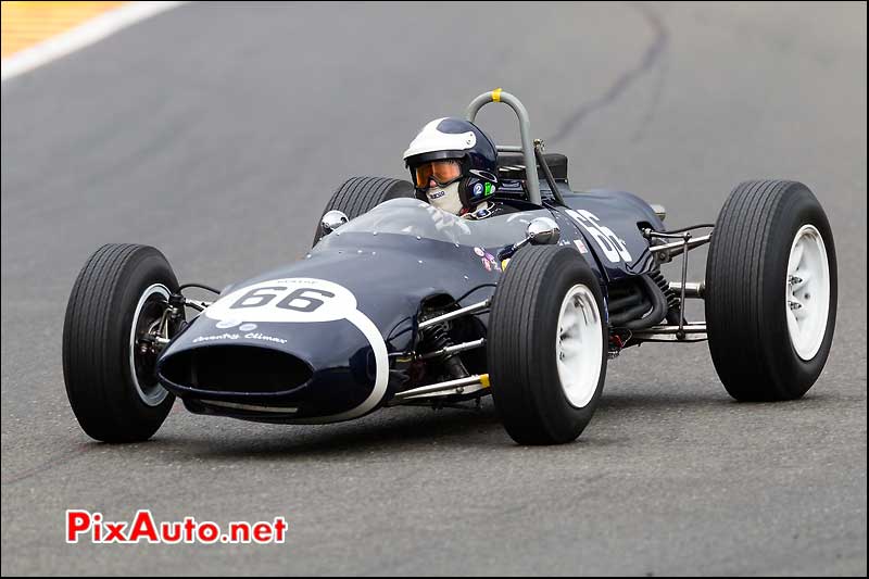 cooper t66 n°66 driver Hoole-Sidney