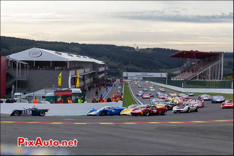 depart masters sports cars spa-francorchamps
