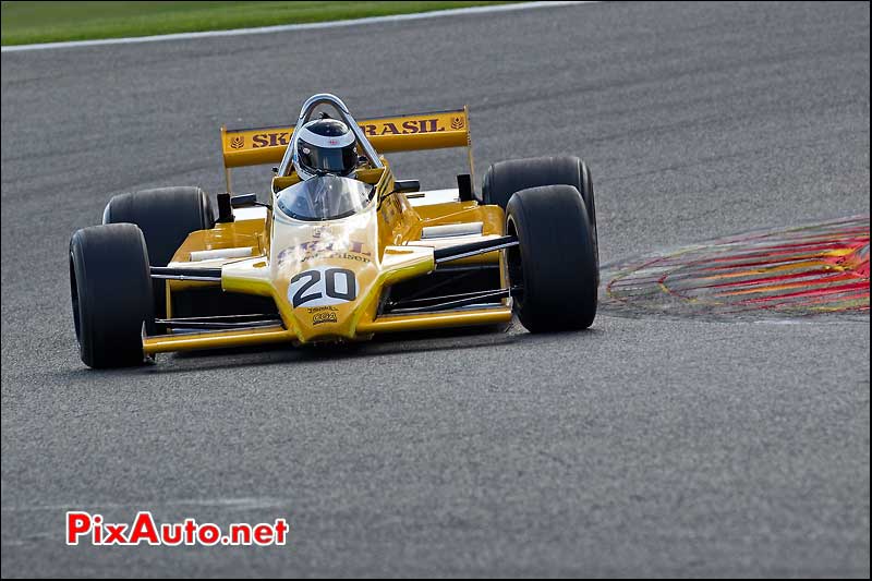 f1 Fittipaldi F8 de 1980 Driver Martin Jean-Michel