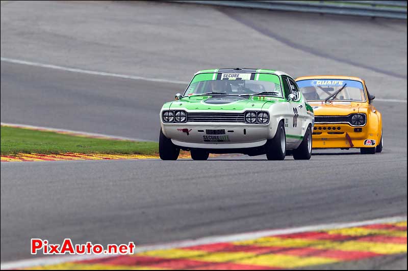 ford capri n66, circuit SPA-Francorchamps