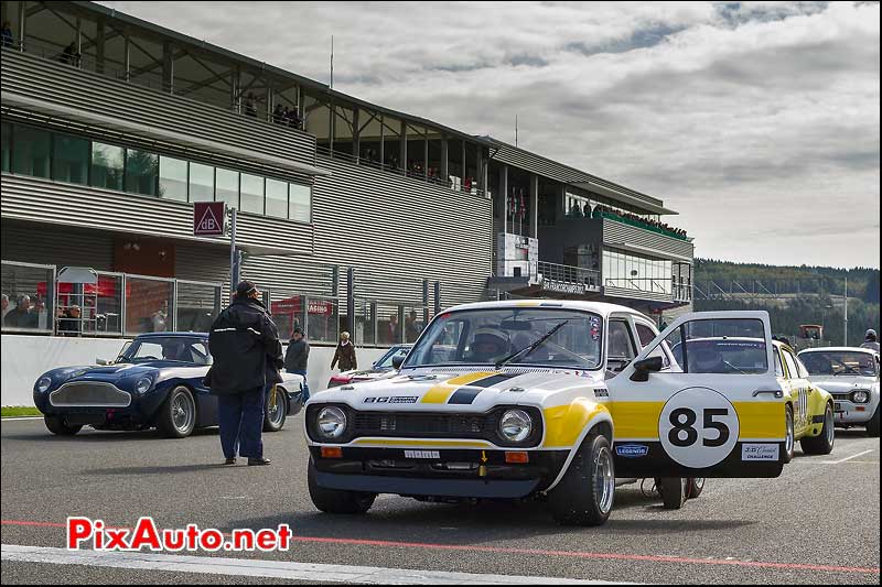 ford escort-rs de 1974 n°85 grille de depart