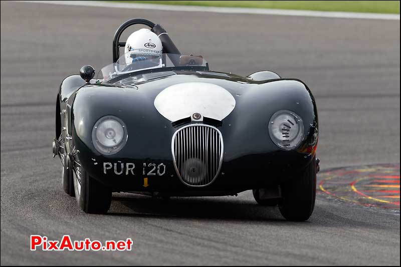 jaguar d-type  woodcote trophy spa-francorchamps