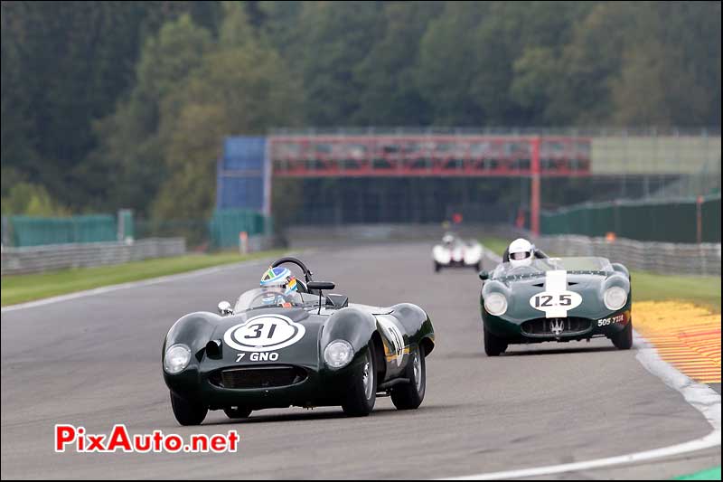 jaguar tojeiro n°31 spa-francorchamps