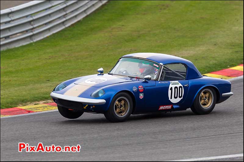 lotus elan roadster n°100 driver Bailly-T.