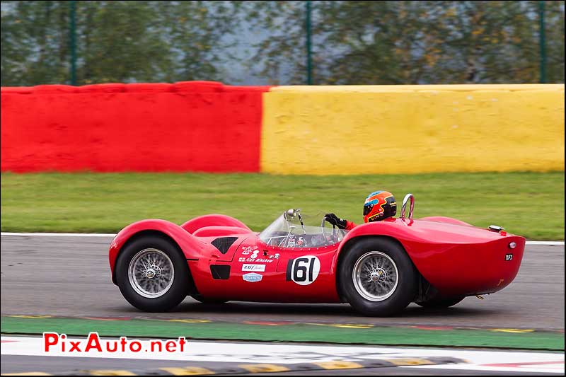 maserati t61 birdcage driver Minshaw Alan et Jason