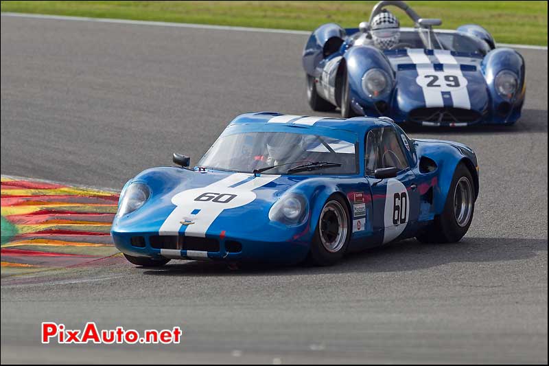 chevron b8 de 1968 n°60 driver Nelson-Phililip