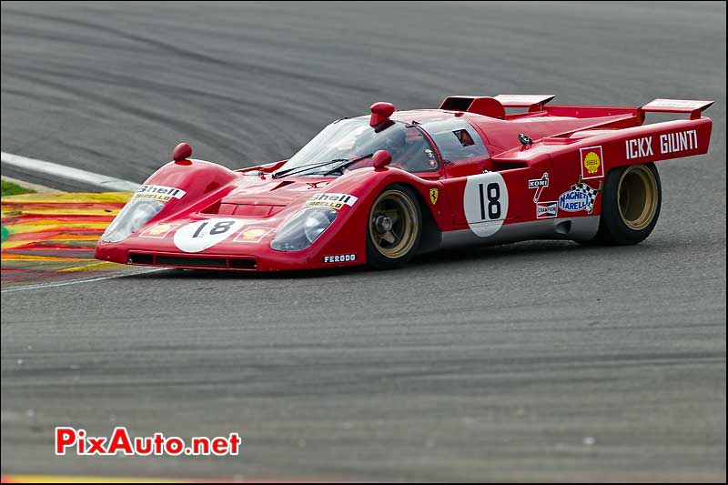 ferrari 512m de 1970 n°18 driver Knapfield-Paul