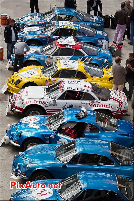 parterre Alpine Renault a110 grand palais