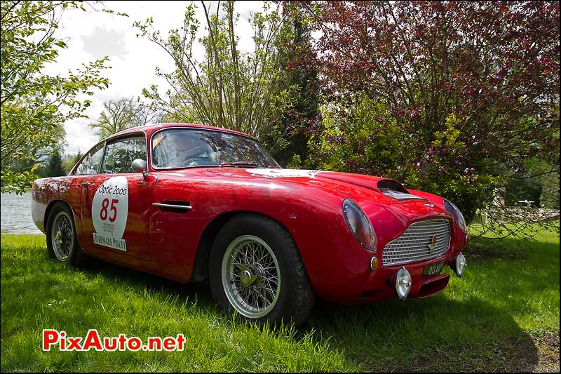 aston martin db4gt chateau epeysolles tour auto 2012