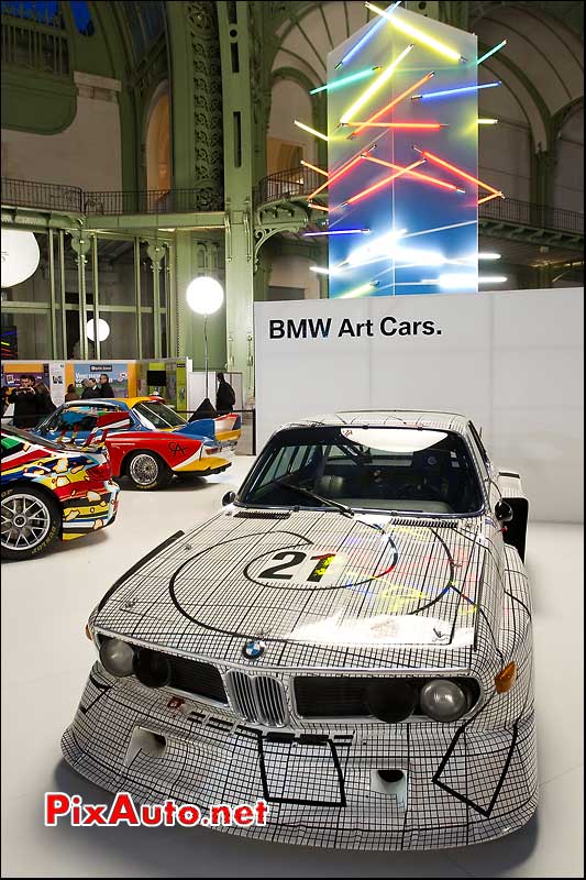 bmw art car franck stella grand palais paris