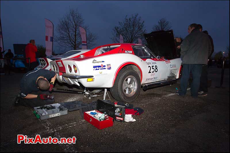 travaux assistance parc fermee beaune chevrolet corvette