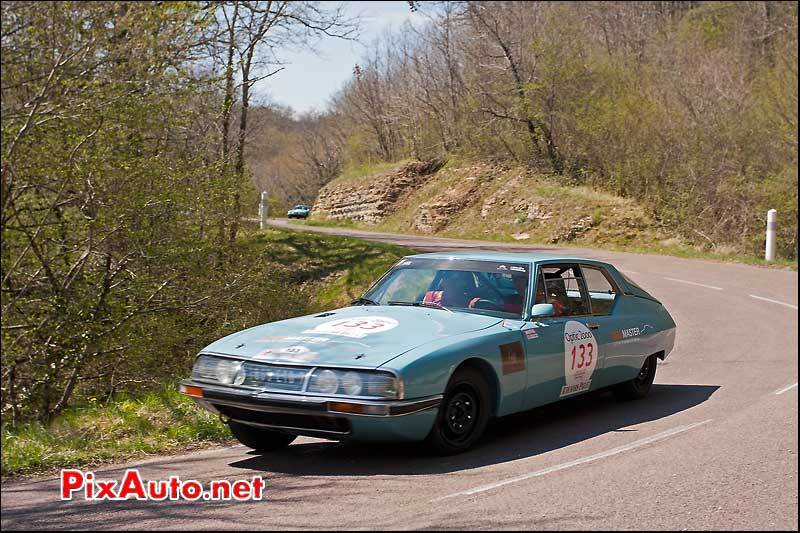 citroen sm maserati route de campagne tour auto