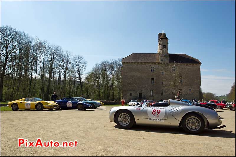 pause dejeuner au chateau de thenissey tour auto