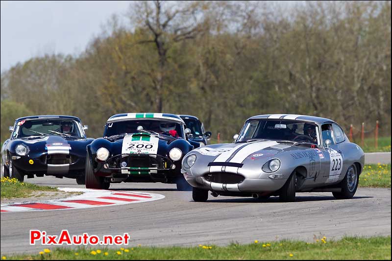 derapage jaguar type-e Figaret circuit de bresse