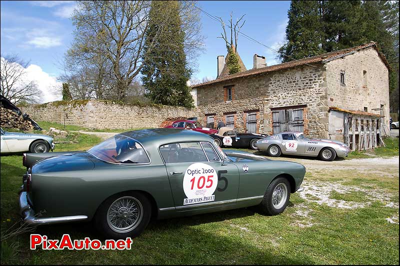 ferrari 250gt boano de 1956 au chateau martinanches