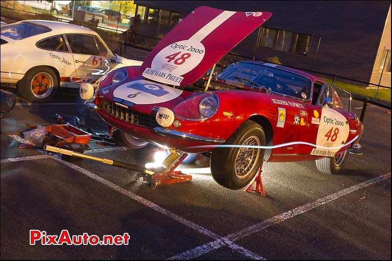 travaux assistance parc fermee beaune ferrari 275 gtb/c