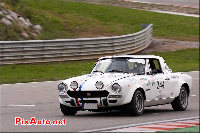 fiat 124 abarth circuit d'ales tour auto