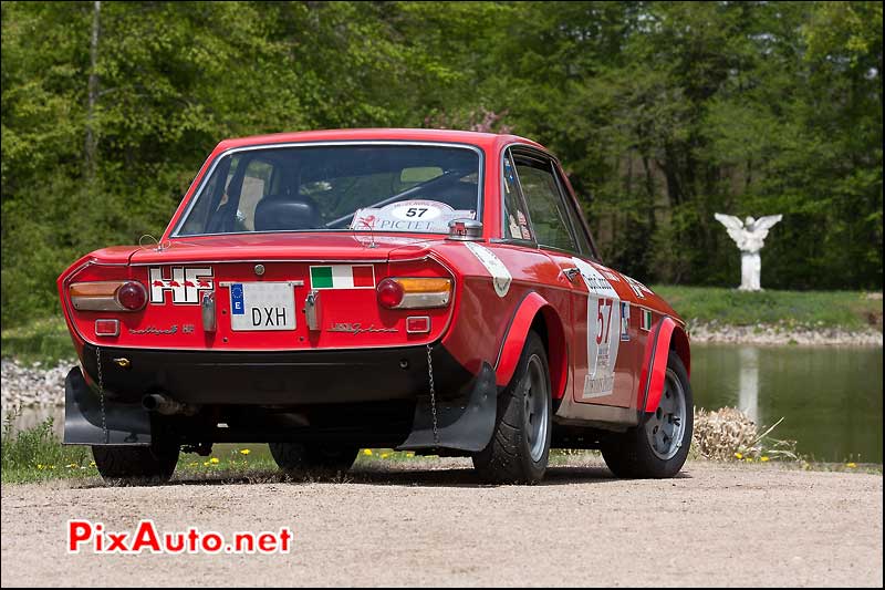 coupe lancia fulvia 1600hf fanalone tour auto 2012