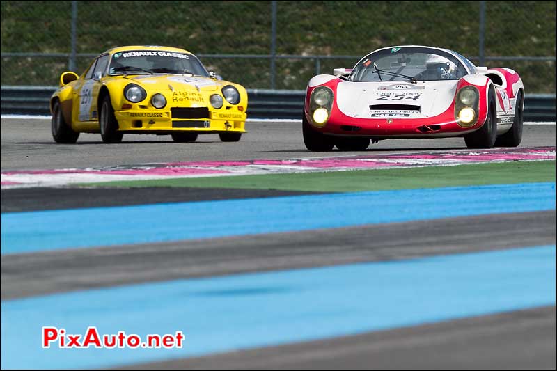 Porsche 910 Alpine Renault a110 circuit paul ricard