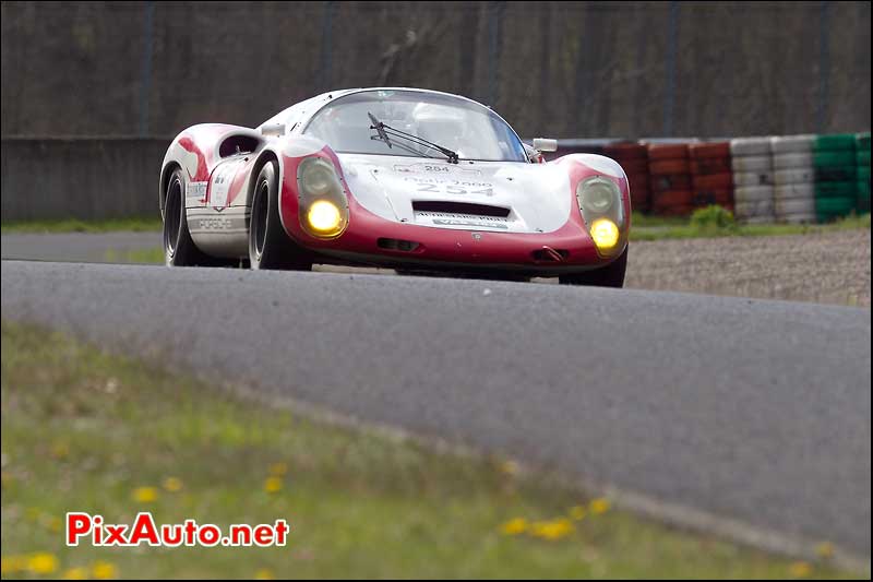 porsche 910 sur le circuit de charade