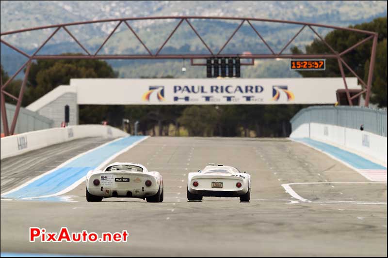 proto porsche sur le circuit du castellet