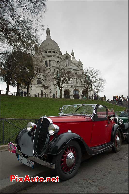 traversee de paris devant le Sacre-Coeur