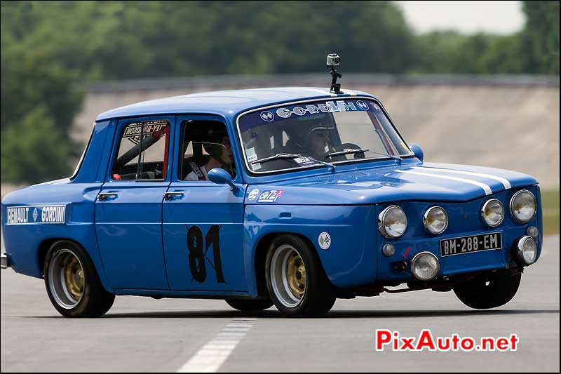 Renault 8 Gordini, Autodrome heritage Festival 2013