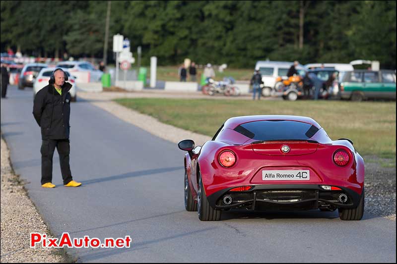 Alfa Romeo 4C, arriere, Autodrome Italian Meeting Montlhery