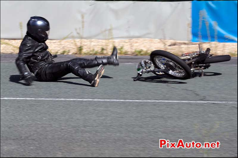 Chute à moto, Autodrome Italian Meeting Montlhery