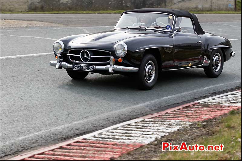 Mercedes-Benz 190SL, coupes de printemps, Montlhery