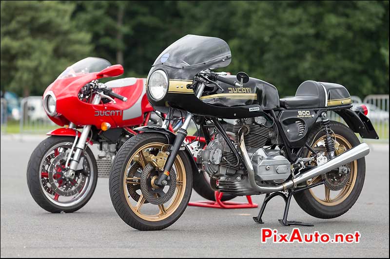 Ducati 900 Supert Sport, cafe-racer-festival 2013, circuit Linas-Montlhery
