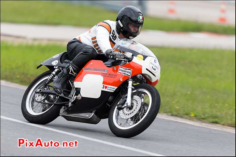 Harley-Davidson, cafe-racer-festival 2013, Chicane nord Linas-Montlhery