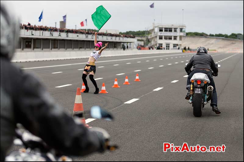 Sprint moto Rapido, cafe-racer-festival 2013, circuit Linas-Montlhery