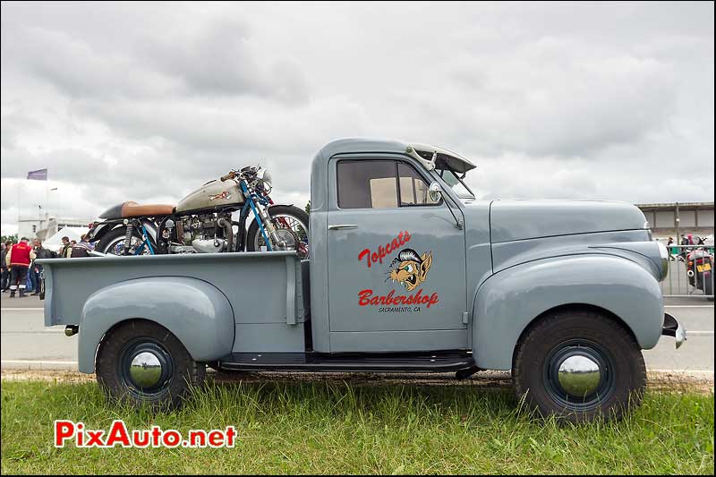 Studebaker Pickup, cafe-racer-festival 2013, circuit Linas-Montlhery