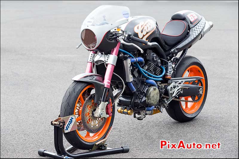 Voxan Sniper 1000, cafe-racer-festival 2013, circuit Linas-Montlhery