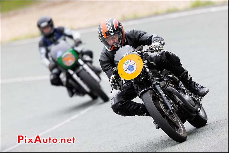 Yamaha, cafe-racer-festival 2013, epingle du Faye Linas-Montlhery