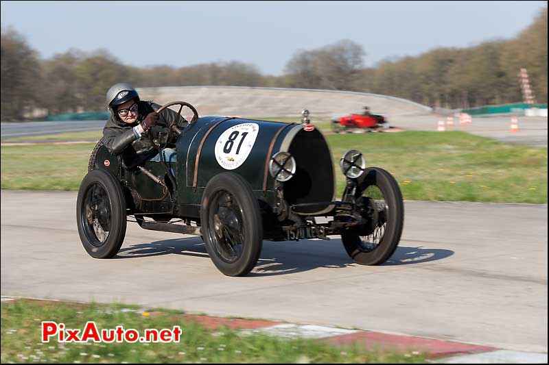 Bugatti T13 Brescia, vintage revival montlhery 2013