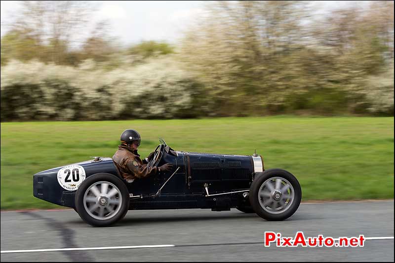 Bugatti T35B, vintage revival montlhery 2013