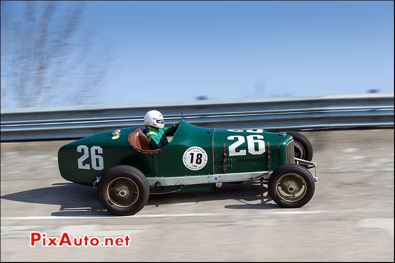 Buick Shafer 8, anneau Linas-Montlhery, vintage revival