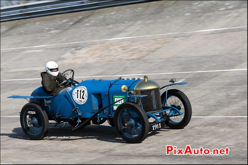 Delage type-X, anneau de Montlhery, vintage revival