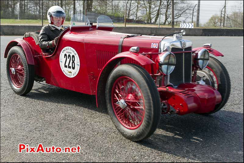 MG K3 Open Sport, vintage revival montlhery 2013