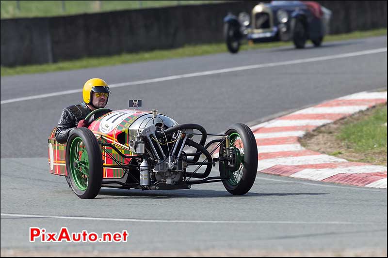 Tricycle Morgan, vintage revival montlhery 2013