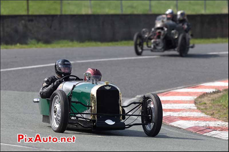 Tricycle Morgan SS, vintage revival montlhery 2013