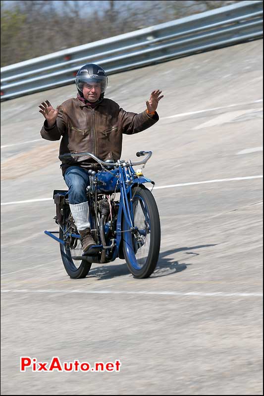 Moto Indian Power, vintage revival montlhery 2013