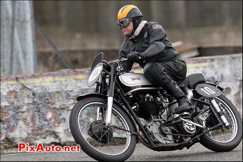 norton inter au deux ponts vintage revival montlhery